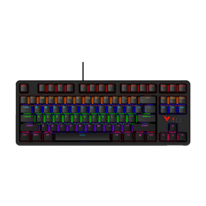 كيبورد Rapoo V500 Pro TKL ميكانيكي سلكي RGB أسود
