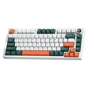 Leobog Hi75C 75-Percent Mechanical Keyboard Hot-Swappable Dual-Mode RGB White