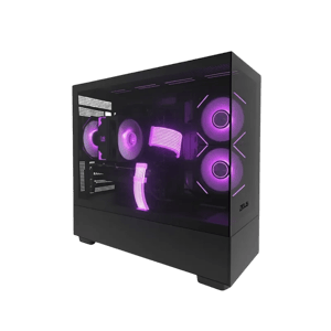 كيس Zeus Z6 Pro Micro-ATX أسود ARGB