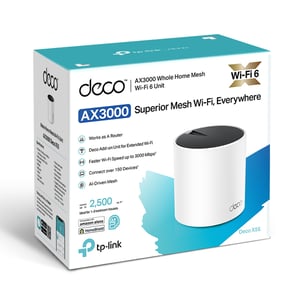 راوتر TP-Link Deco X55 AX3000 WiFi 6 Dual-Band 1‑Pack