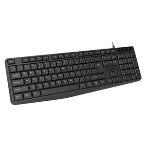 كيبورد Meetion K200 Full-Size Membrane USB أسود