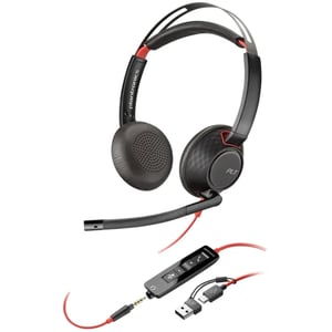 Poly Blackwire 5200 Series Wired Headset with Microphone