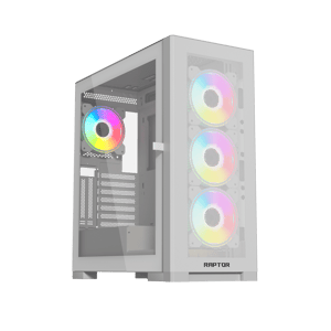 Raptor 290-XL Mid-Tower ATX Case White RGB