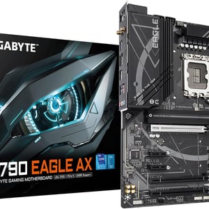 لوحة أم جيجابايت GIGABYTE Z790 EAGLE AX بمقبس LGA 1700 ودعم ذاكرة DDR5 بحجم ATX