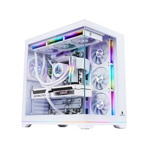 WJ Coolman Robin II Plus Scar Mid-Tower ATX Case White