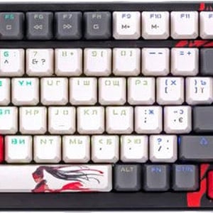Bloody S98 Naraka Mechanical Switch Gaming Keyboard - BLMS Red Switch - English/Arabic Layout