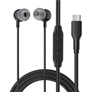 AceFast L8 Wired In-Ear Earbuds with Mic USB-C Black