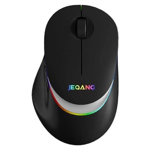Jeqang JE-D227 Gaming Mouse 1600 DPI Dual-Mode RGB Black