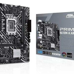 لوحة أم أسوس برايم ASUS PRIME H610M-K D4 ARGB بمقبس LGA 1700 ودعم ذاكرة DDR4 بحجم mATX