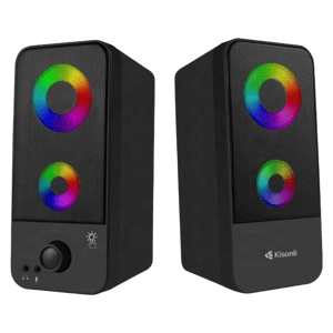 Kisonli X9 USB Speaker Black Stereo Sound