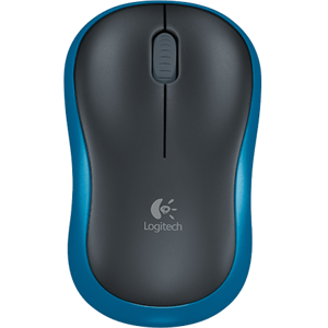 ماوس Logitech M185 1000 DPI لاسلكي أزرق