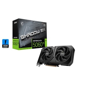 كارت شاشة MSI Shadow GeForce RTX 5060 Ti 8GB GDDR7 OC Plus