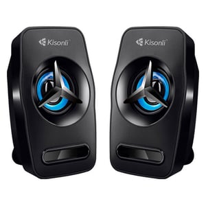 سبيكر Kisonli L-3030 2.0 قناة 3W بلوتوث أسود