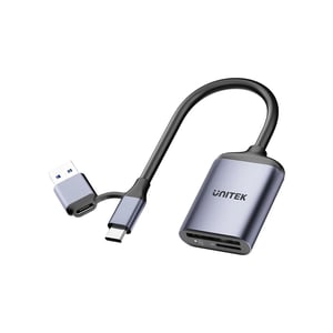 محول USB Unitek قارئ بطاقات SD و MicroSD مزدوج UHS-II 312MB/s