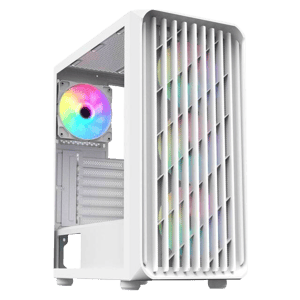 SAMA 205A Mid-Tower ATX Case White Tempered Glass