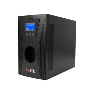 GeTX GXT-2000-CON 2KVA 2000VA High Frequency True Double Conversion Online UPS LCD Display 6x 12V 7Ah Internal Batteries Enterprise Power Protection