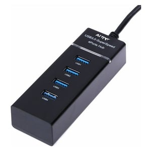 AiTNT 4-Port USB 3.0 USB Hub Black