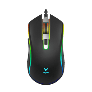 Rapoo VPRO V25S 6200 DPI Wired RGB Gaming Mouse Black