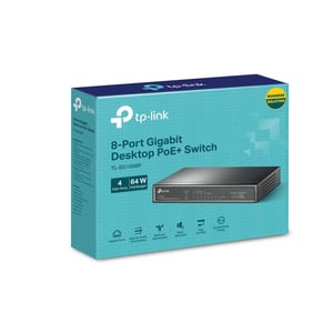 سويتش TP-Link TL-SG1008P V7 8-Port Gigabit Unmanaged 4-Port PoE+