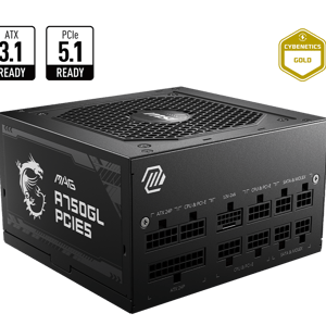 باور سبلاي MSI MAG A750GL 750W 80+ Gold Non-Modular