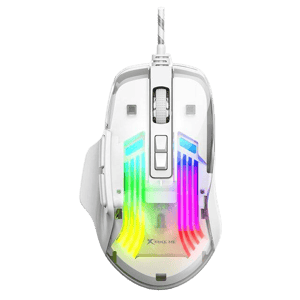 Xtrike Me GM-319 Mouse Wired 6400 DPI White RGB