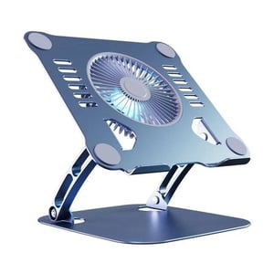T628 V5.0 Laptop Stand with Fan Cooling Dark Grey