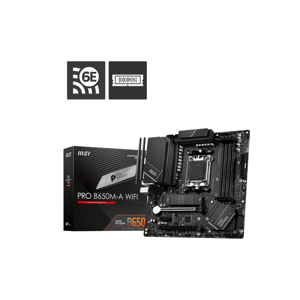 لوحة أم MSI PRO B650M-A AMD B650 AM5 Micro-ATX DDR5 WiFi
