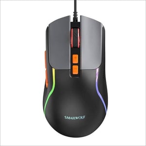ماوس SMAILWOLF M18 7200 DPI سلكي أسود