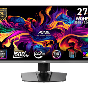 MSI MAG 272QP QD-OLED X50 27" 2K QHD 500Hz 0.03ms Gaming Monitor