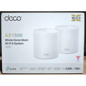 TP-Link Deco X10 AX1500 Dual-Band WiFi 6 Mesh System (2-Pack)
