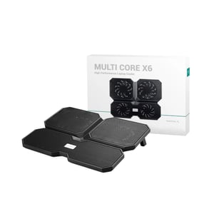 اكسسوار DeepCool Multi Core X6 مبرد لابتوب RGB أسود