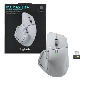 ماوس Logitech MX Master 4 8000 DPI لاسلكي أبيض