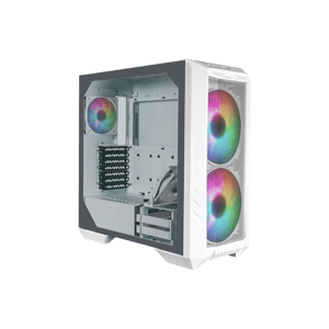 Cooler Master HAF 500 Mid-Tower ATX Case White Tempered Glass