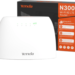 Tenda 4G03 Pro N300 4G LTE Wi-Fi Mobile Hotspot Router