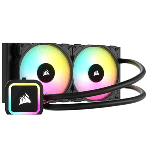 مبرد Corsair H100i Elite Capellix 240mm AIO سائل أسود