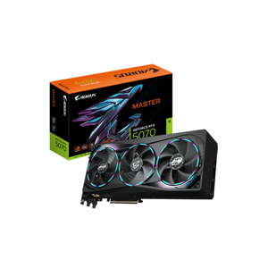 كارت شاشة Gigabyte AORUS Master GeForce RTX 5070 12GB GDDR7 أسود