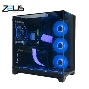 كيس Zeus Z9 Pro ATX Mid-Tower أسود زجاج مقوى ARGB