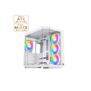 كيس Xigmatek Cubi II Mid-Tower أبيض