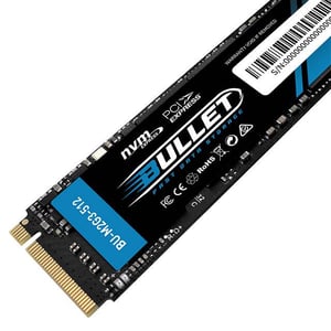 Bullet 512GB NVMe M.2 PCIe Gen3x4 Internal SSD