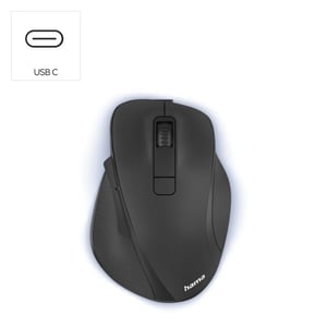 ماوس Hama MW-500 1600 DPI لاسلكي أسود