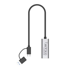 محول USB UNITEK U1313C USB-C/USB-A إلى RJ45 2.5G إيثرنت 2500Mbps