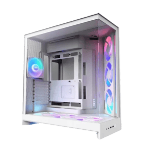 NZXT H9 Flow Mid-Tower ATX Case White RGB
