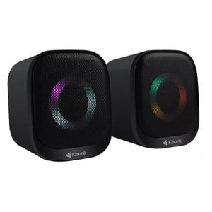 سبيكر Kisonli X3 2.0 قناة 6W USB أسود