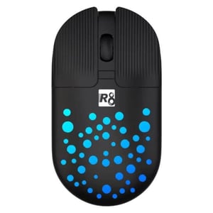 ماوس R8 R1717 1600 DPI لاسلكي أسود