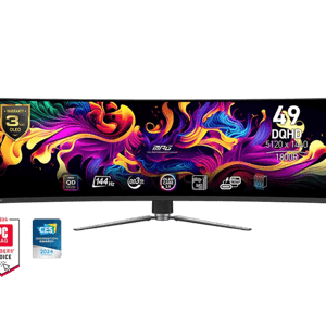 شاشة MSI MAG 49 CQ1P 49″ 5120x1440 144Hz QD-OLED