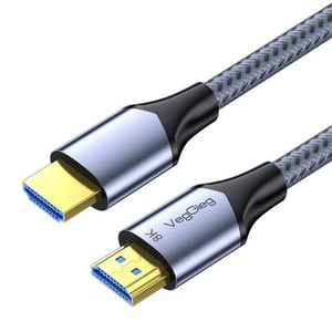 كيبل VegGieg HDMI إلى HDMI 2.1 1m رمادي