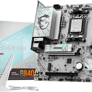 لوحة أم ام اس اي ألعاب MSI B840M GAMING PLUS WIFI6E بمقبس AMD AM5 ودعم ذاكرة DDR5 بحجم mATX