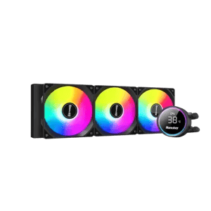 Huntkey Blacktip Shark GX360R 360mm AIO Liquid Cooler 300W ARGB Black