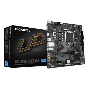 مذربورد جيجابايت B760M H DDR4 لمعالجات LGA 1700 مقاس Micro-ATX
