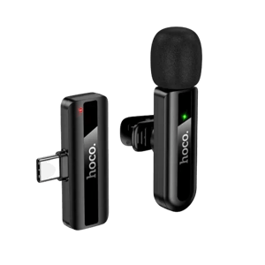 Hoco L20 Wireless Microphone Omnidirectional Black